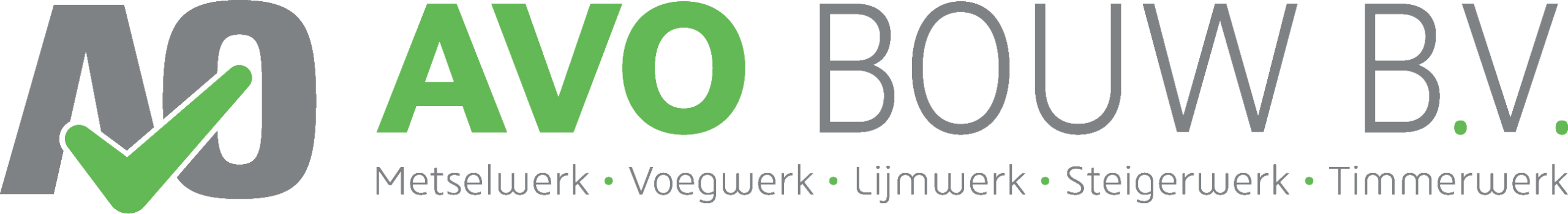 Rechthoekig logo van AVO Bouw