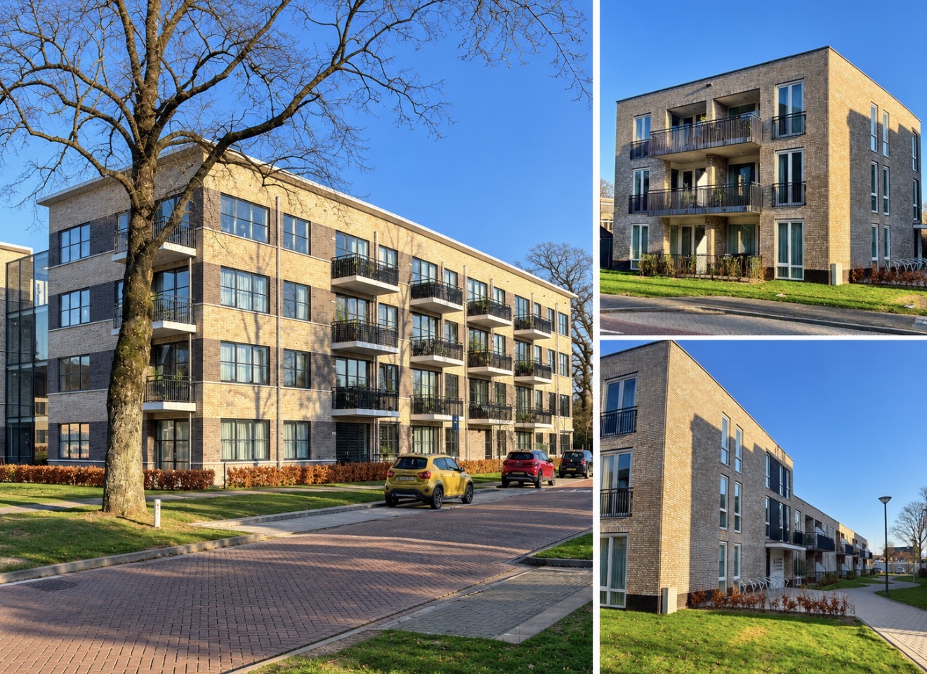 Overzicht van de 22 appartementen aan de Keiweg in Oosterhout